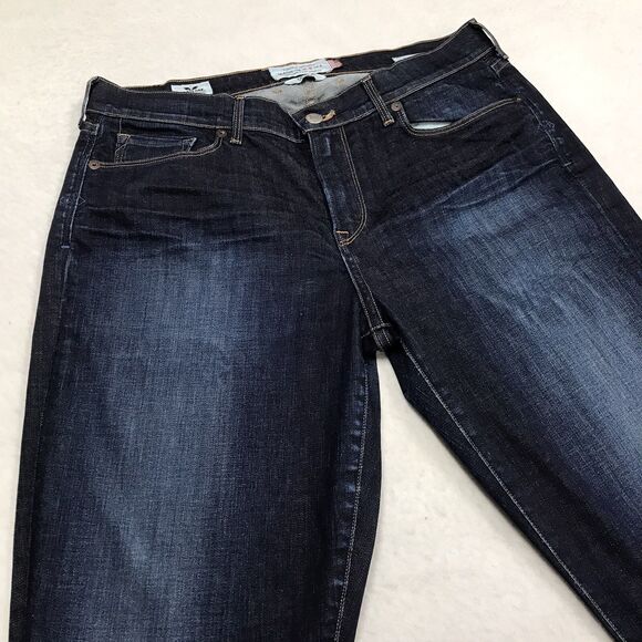 LUCKY Selvedge Jean Women 12/31 (32x32) Sofia Skinny Dark Wash Cone Denim USA - Picture 6 of 16